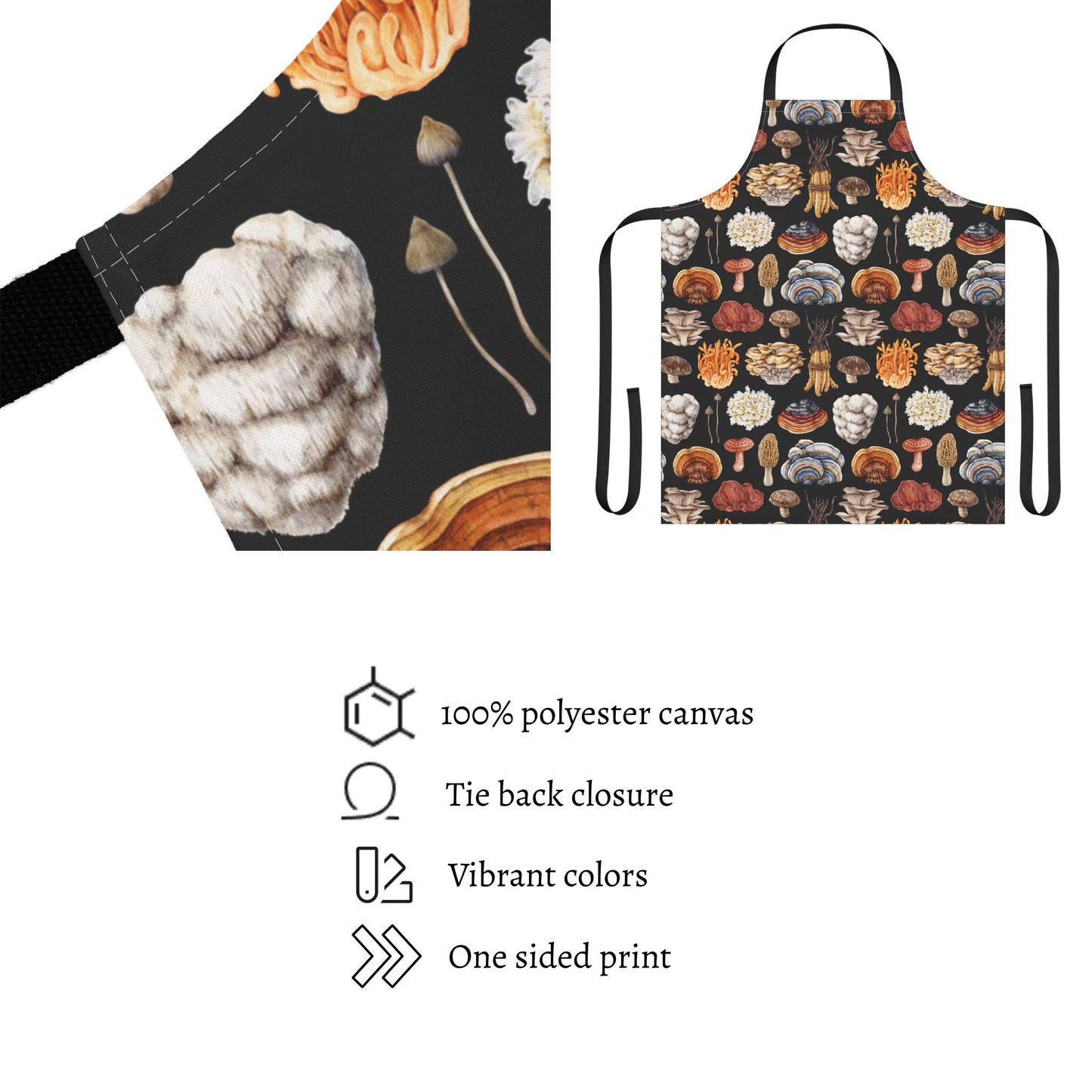 Mushroom Fungi Woodland Apron