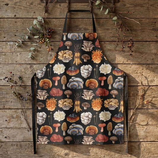 Mushroom Fungi Woodland Apron