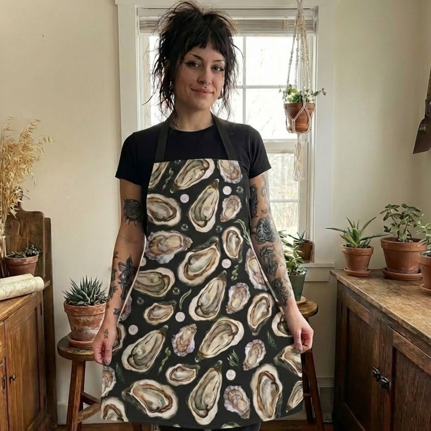 Nautical Oyster Apron