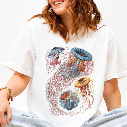 Vintage Art Jellyfish T-Shirt