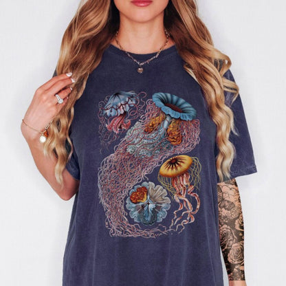Vintage Art Jellyfish T-Shirt