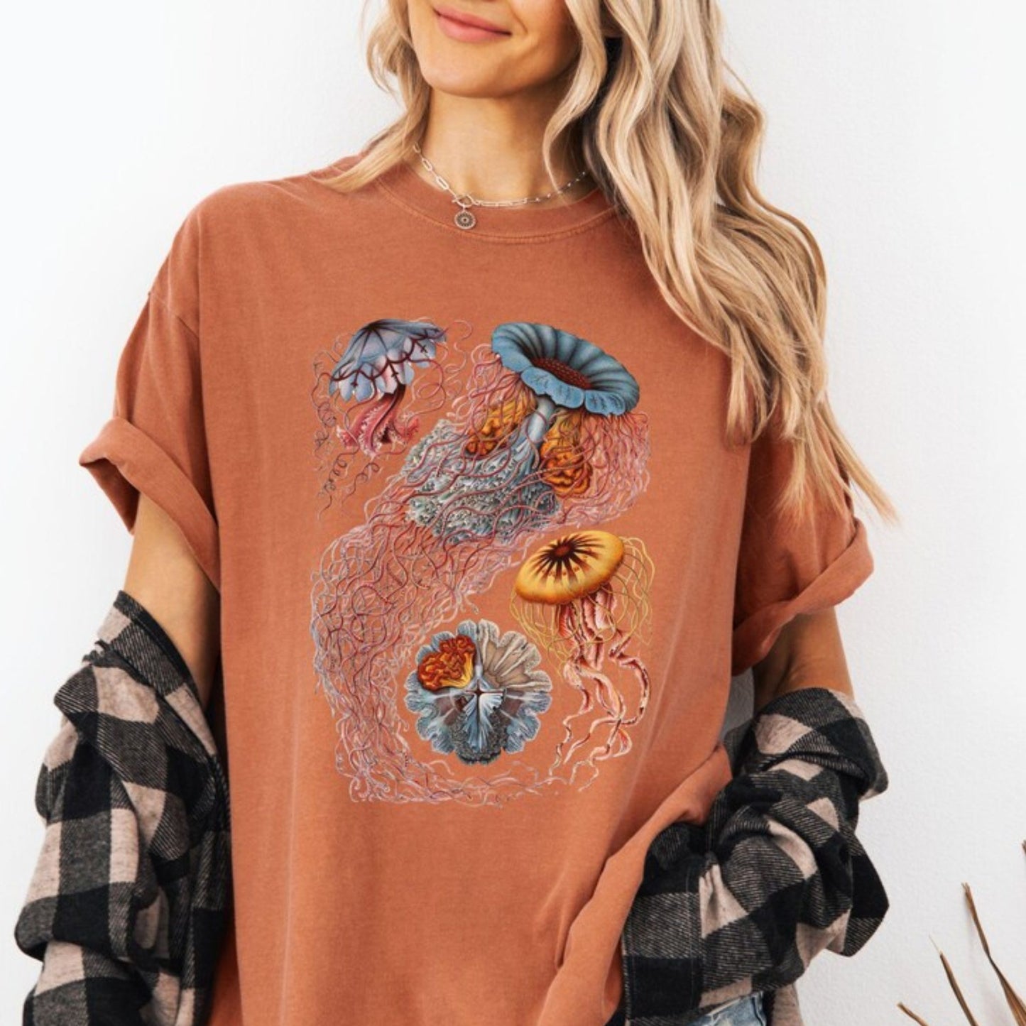 Vintage Art Jellyfish T-Shirt