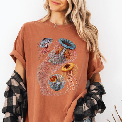 Vintage Art Jellyfish T-Shirt