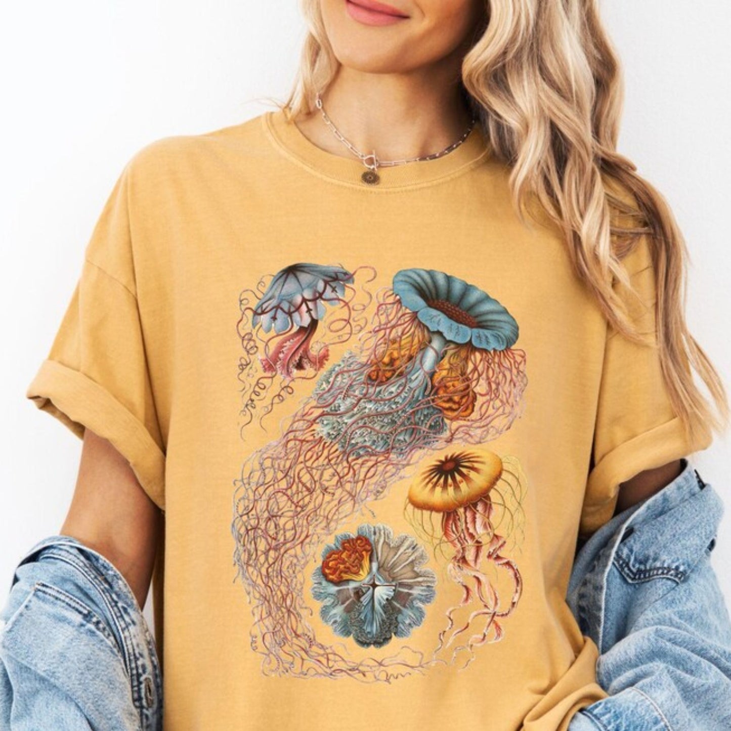 Vintage Art Jellyfish T-Shirt