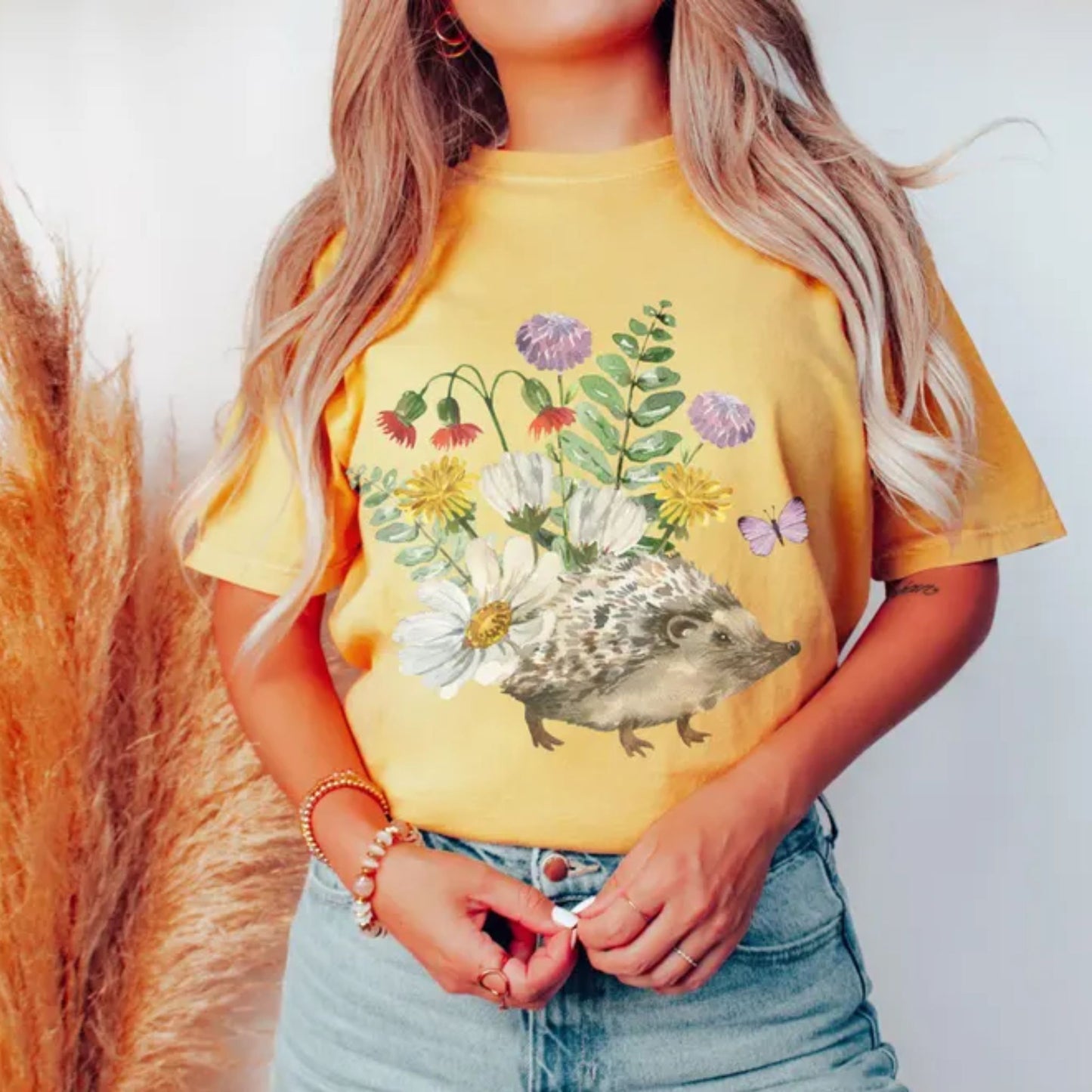 Wildflower Hedgehog T-Shirt