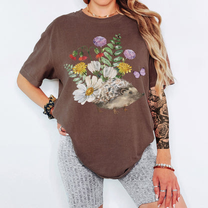 Wildflower Hedgehog T-Shirt