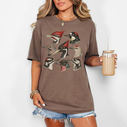 Woodpecker Collage T-Shirt