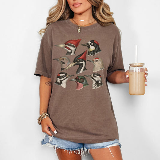Woodpecker Collage T-Shirt