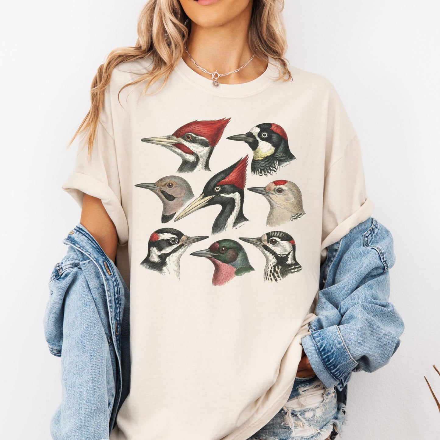 Woodpecker Collage T-Shirt