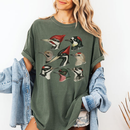 Woodpecker Collage T-Shirt