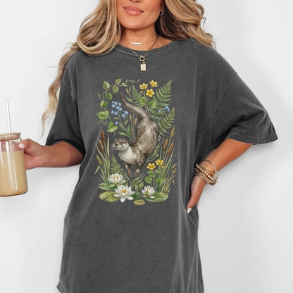 Botanical River Otter T-Shirt