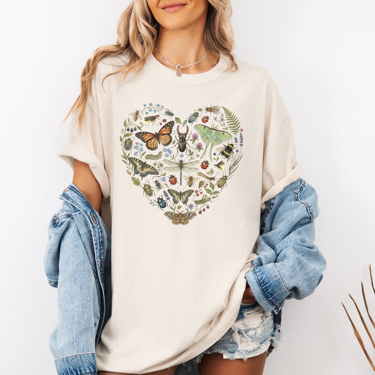 Insect Heart Collage T-Shirt