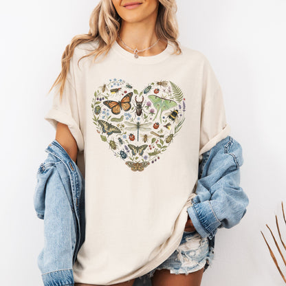 Insect Heart Collage T-Shirt