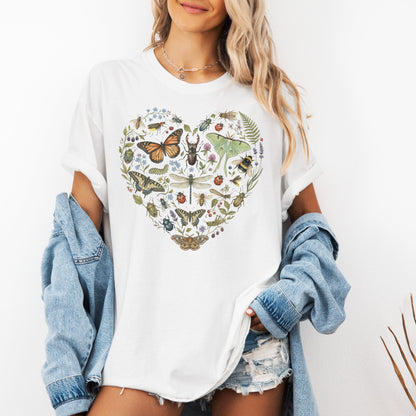 Insect Heart Collage T-Shirt
