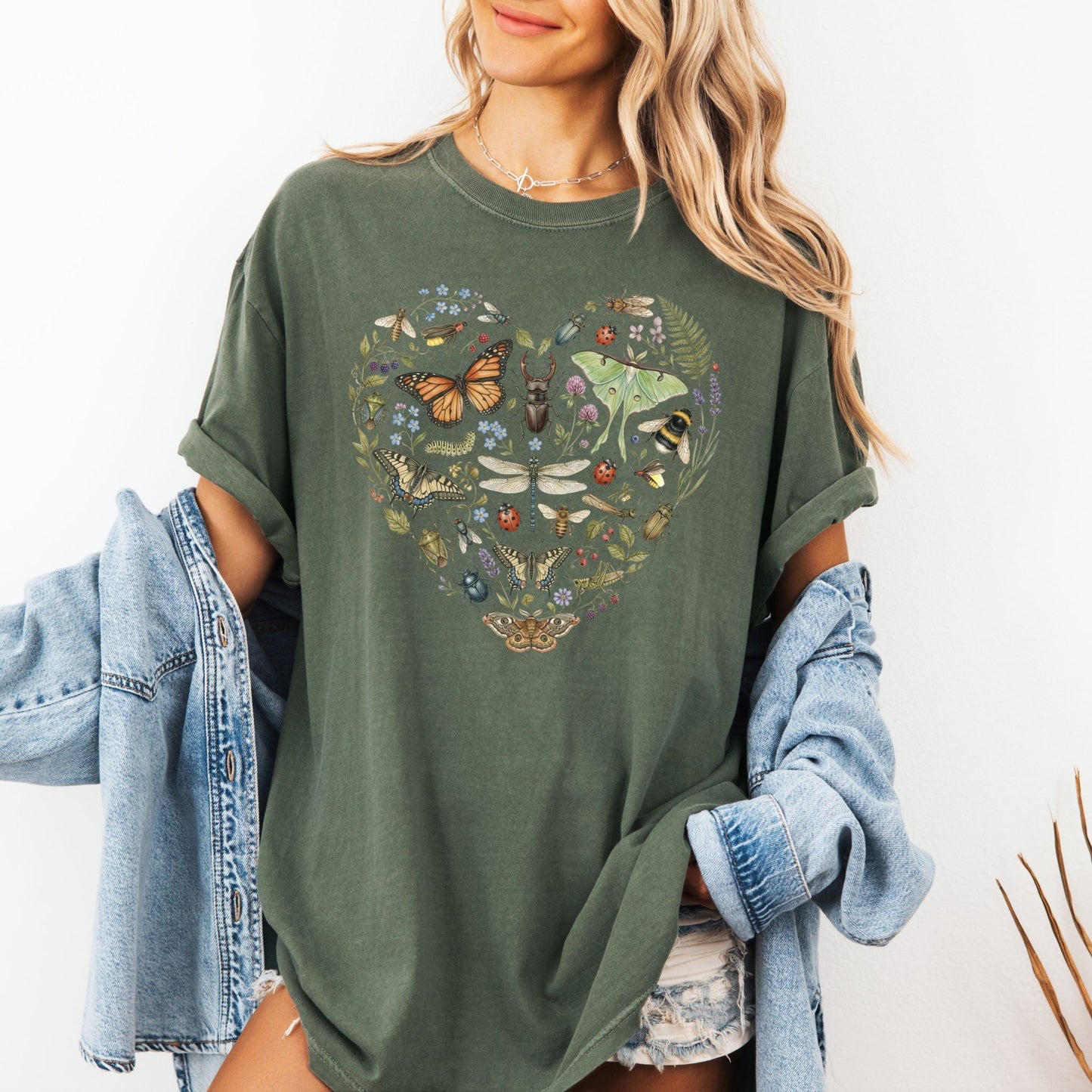 Insect Heart Collage T-Shirt