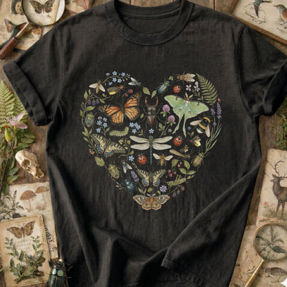 Insect Heart Collage T-Shirt