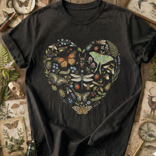 Insect Heart Collage T-Shirt