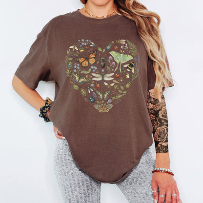 Insect Heart Collage T-Shirt