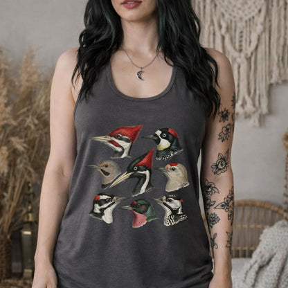 Woodpecker Racerback Tank Top