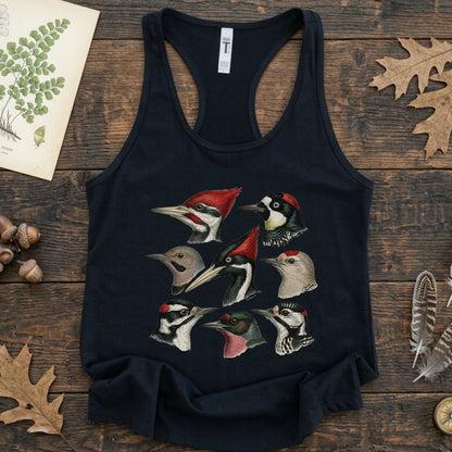 Woodpecker Racerback Tank Top