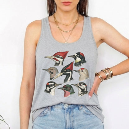 Woodpecker Racerback Tank Top