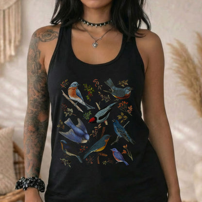 Bluebirds Racerback Tank Top