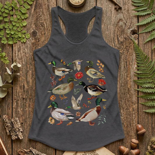 Mallard Duck Racerback Tank Top