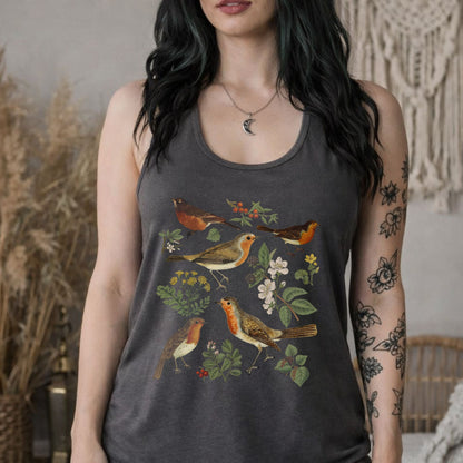 American Robin Birds Racerback Tank Top