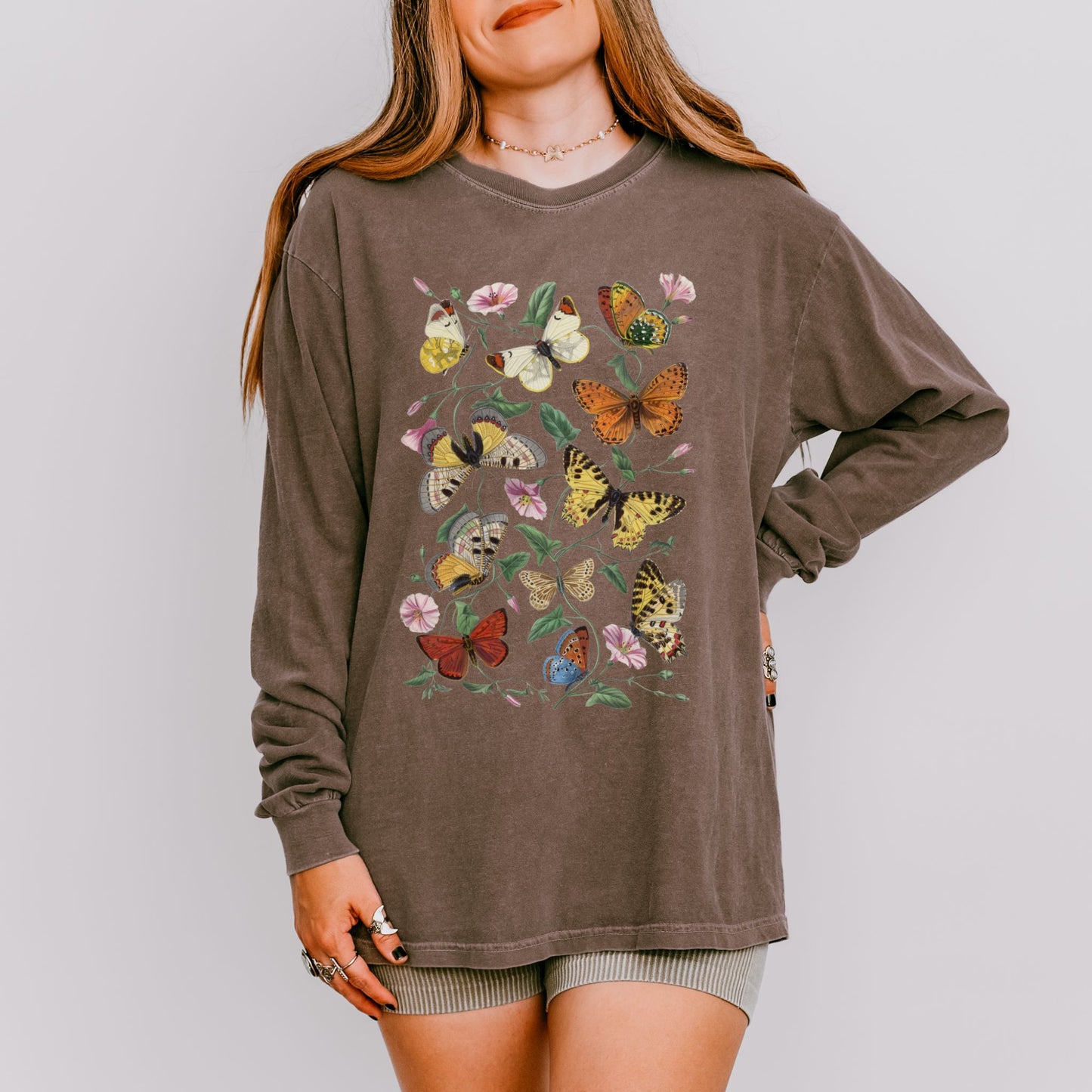 Butterfly Garden Long Sleeve Tee