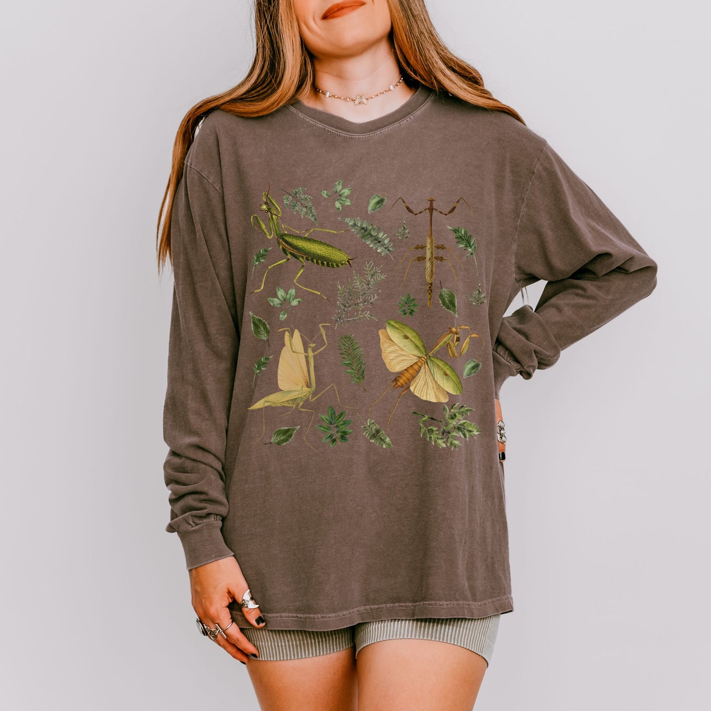 Praying Mantis Long Sleeve Tee