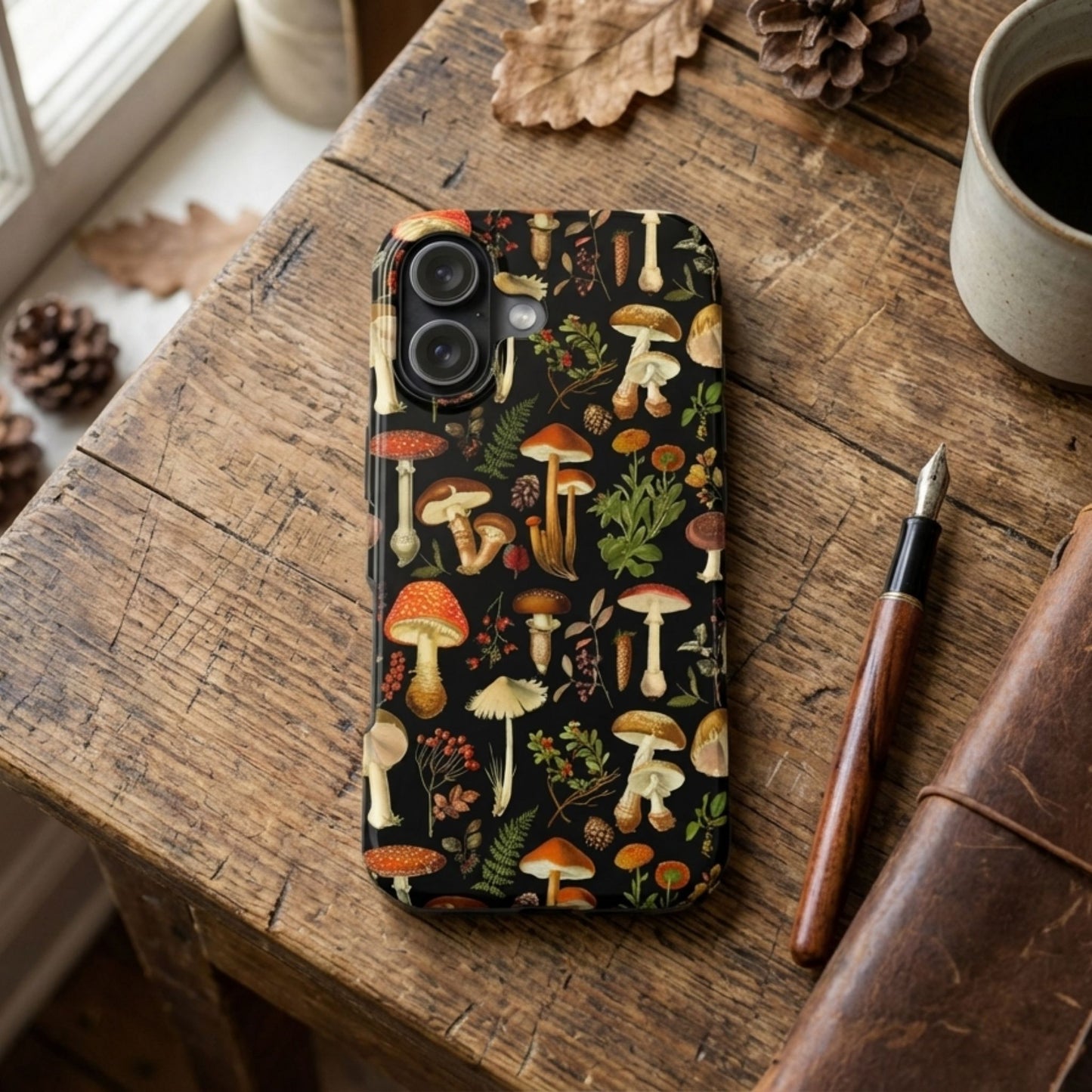 Botanical Mushroom Phone Case