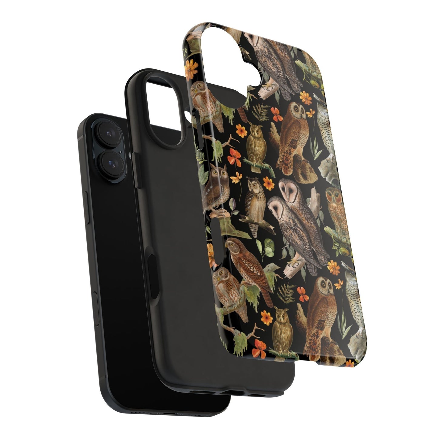Vintage Owls Tough Phone Case