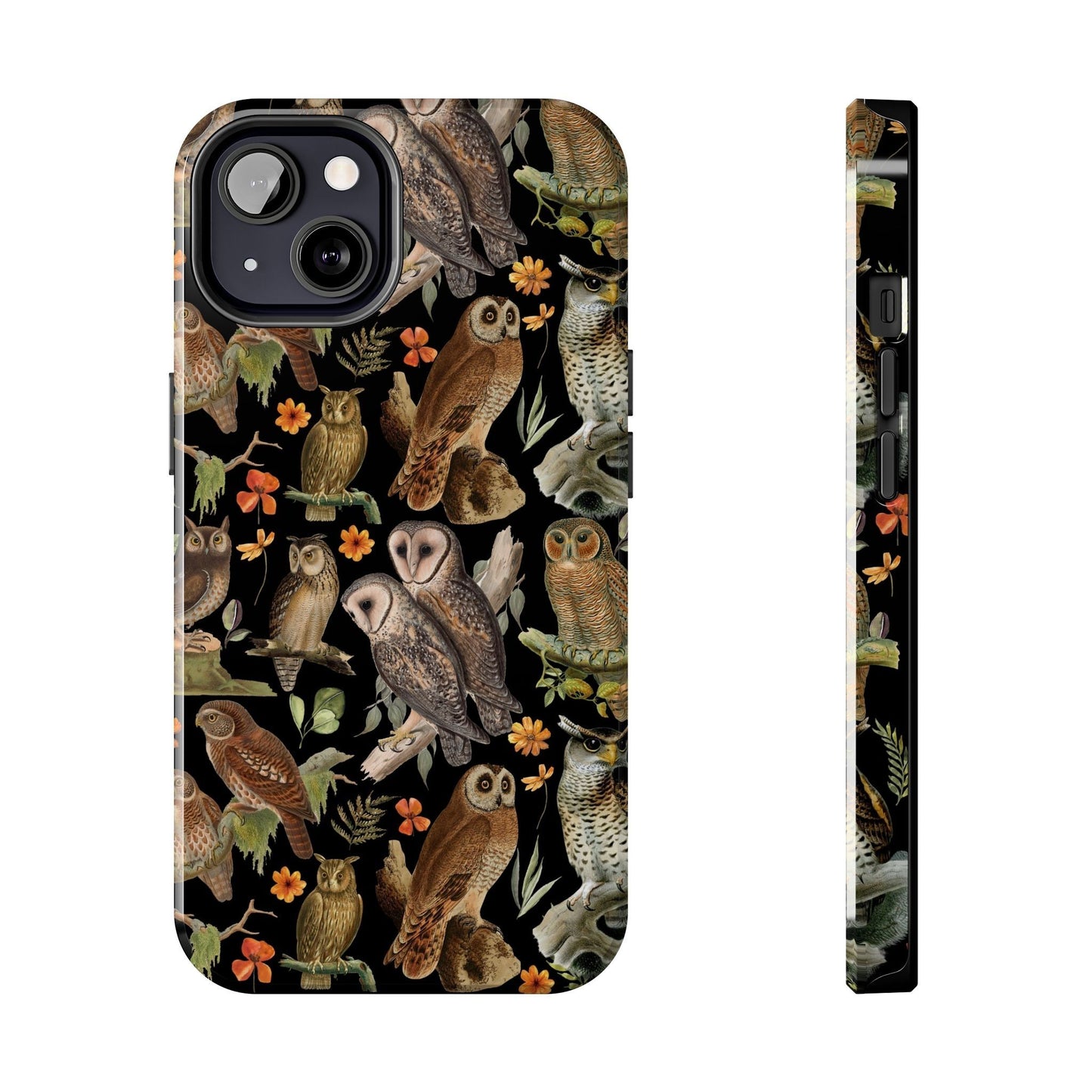 Vintage Owls Tough Phone Case