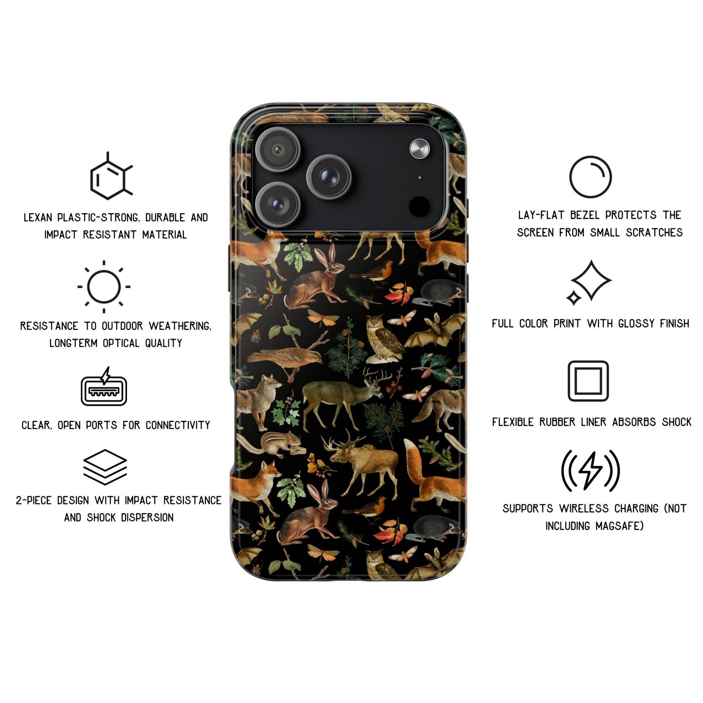 Woodland Animals Phone Case