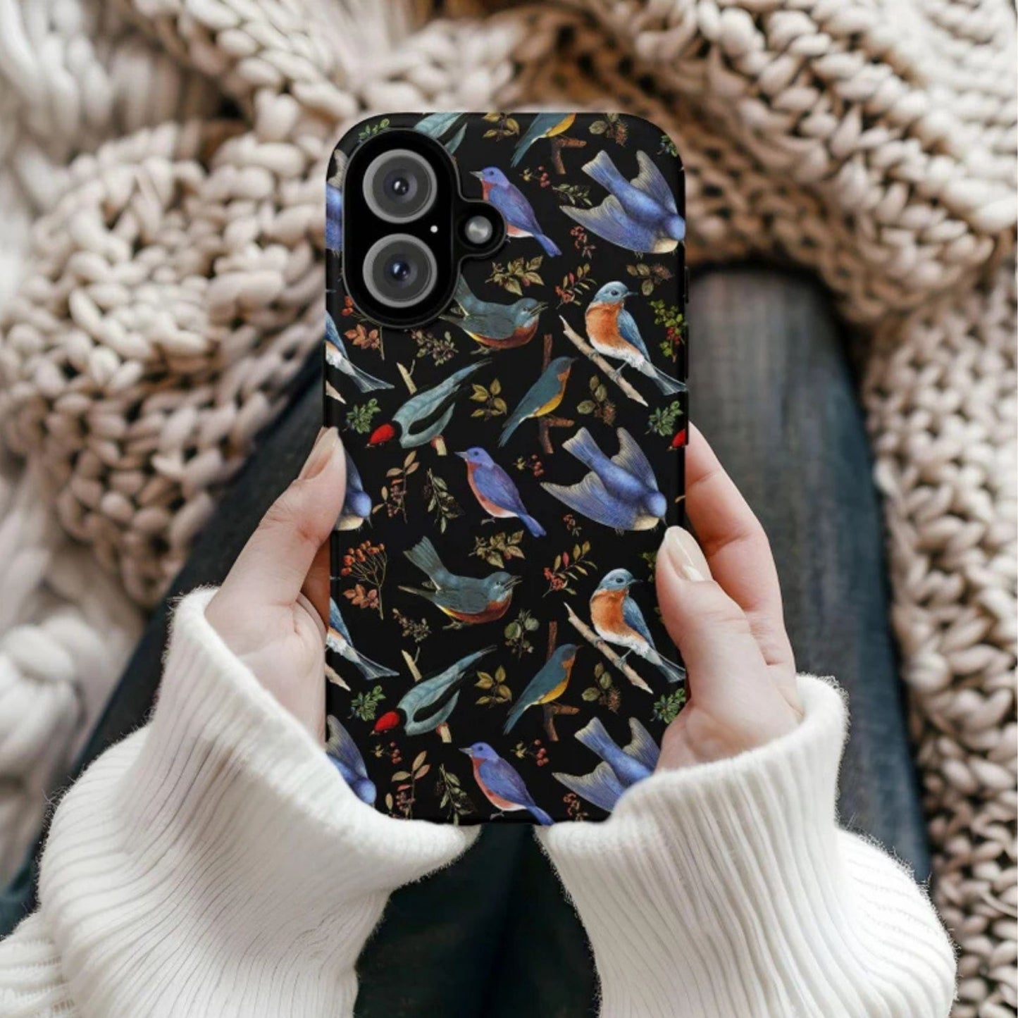Bluebirds Tough Phone Case