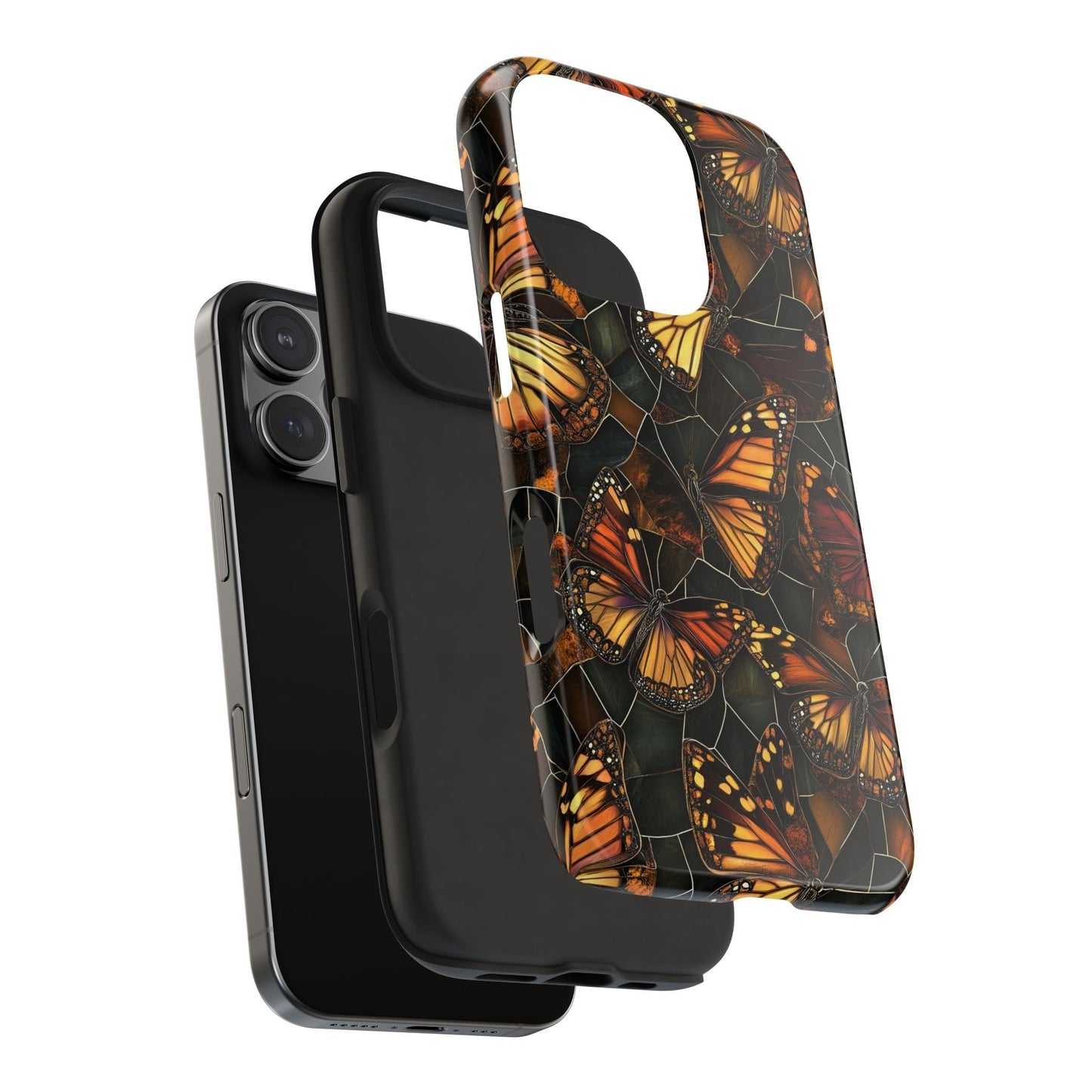 Butterflies Stained Glass Phone Case