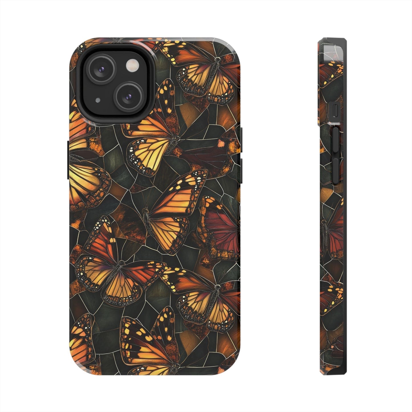 Butterflies Stained Glass Phone Case