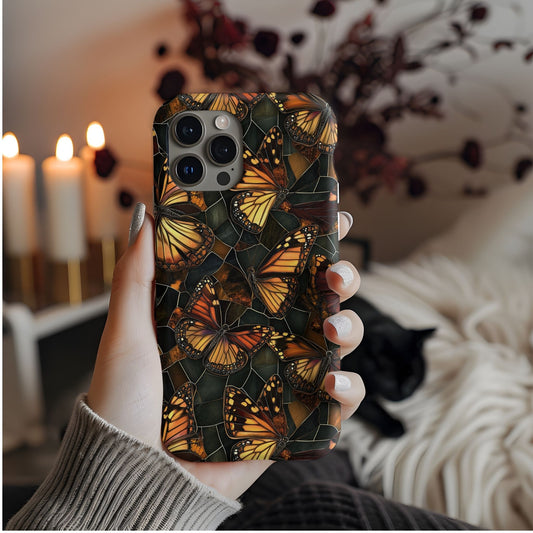 Butterflies Stained Glass Phone Case