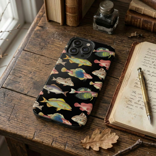 Colorful Vintage Fish Phone Case