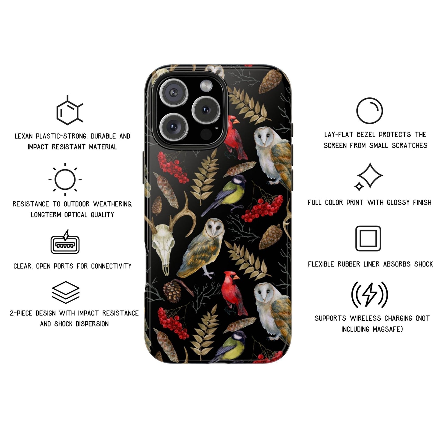 Witchy Woodland Tough Phone Case