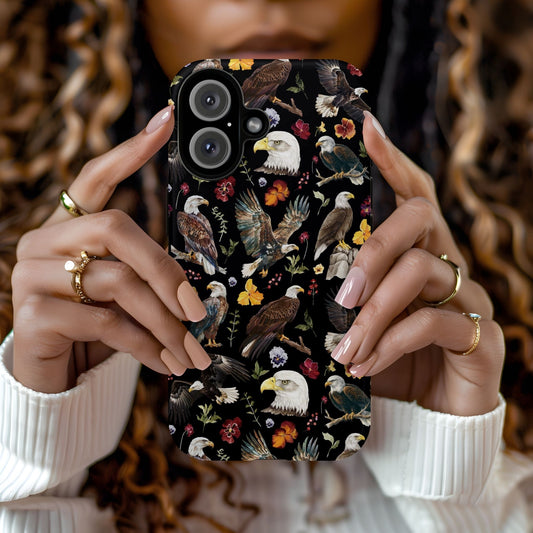 Floral Eagles Tough Phone Case