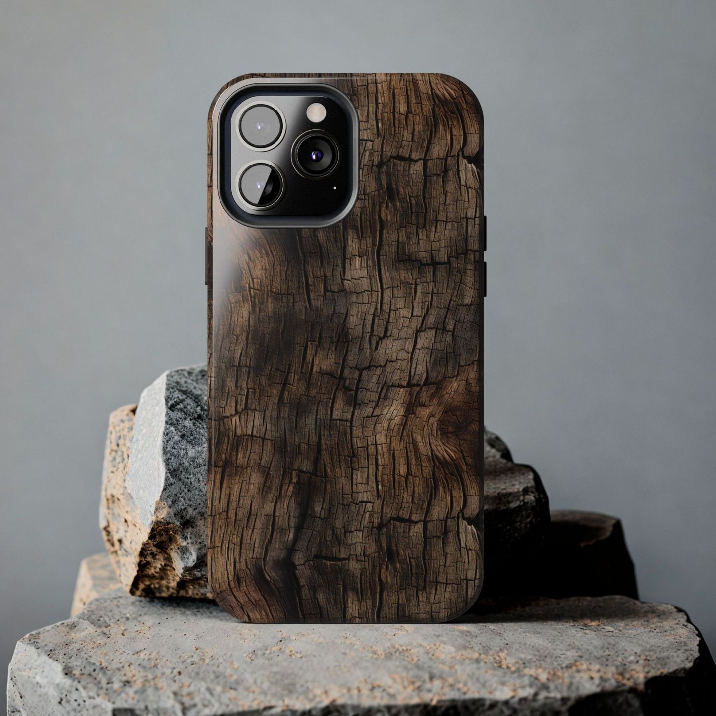 Rustic Woodgrain Tough Phone Case
