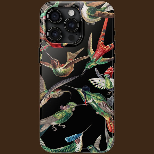 Vintage Hummingbirds Tough Phone Case