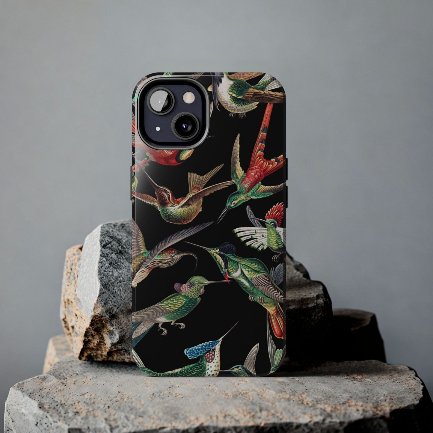 Vintage Hummingbirds Tough Phone Case