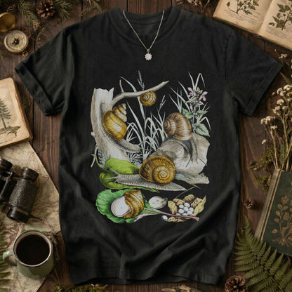 Vintage Snail Scene TShirt