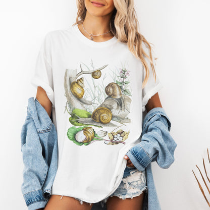 Vintage Snail Scene TShirt