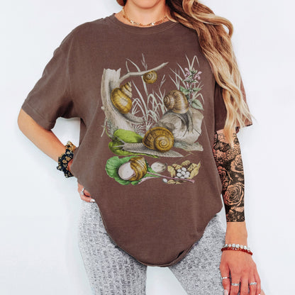 Vintage Snail Scene TShirt