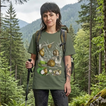 Vintage Snail Scene TShirt