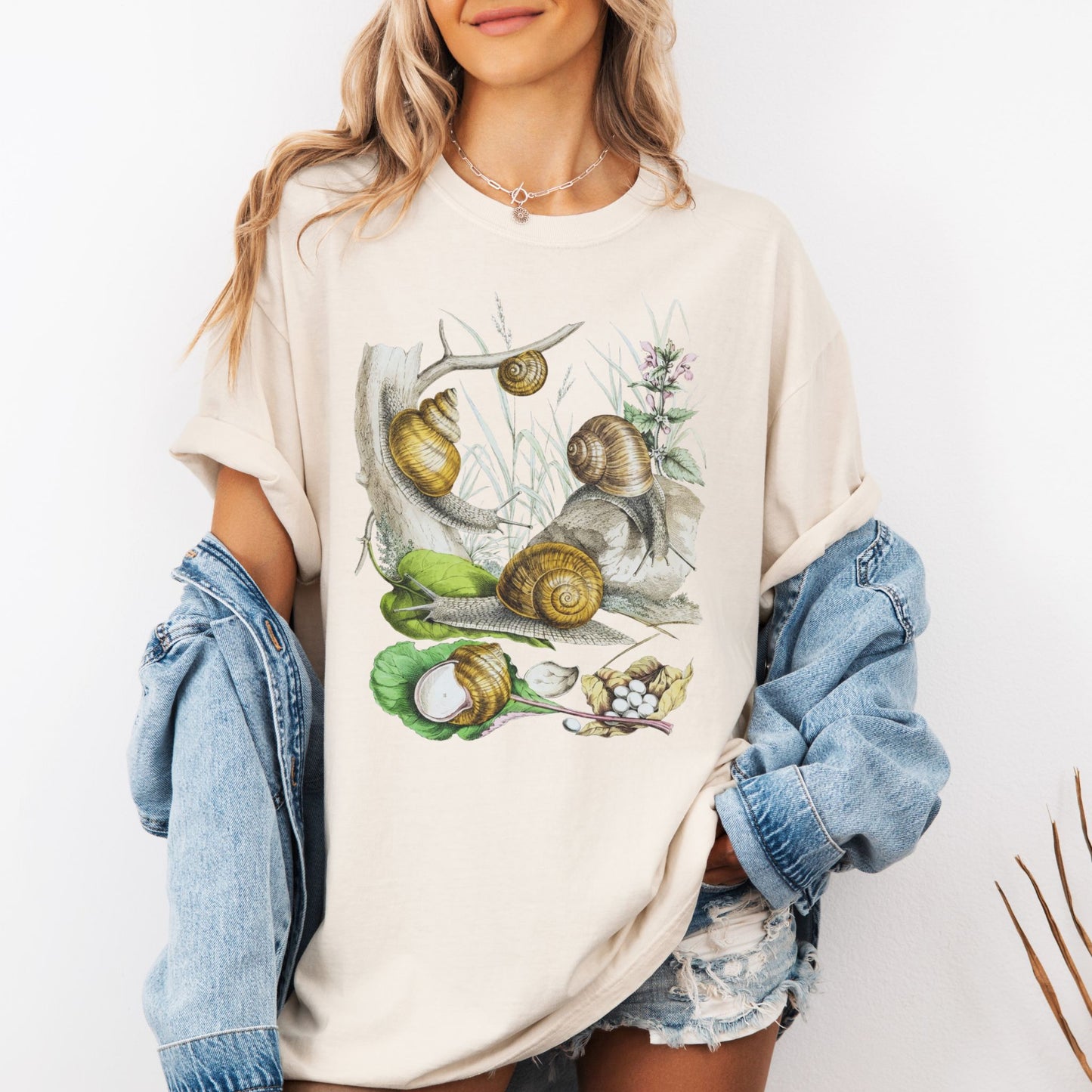Vintage Snail Scene TShirt
