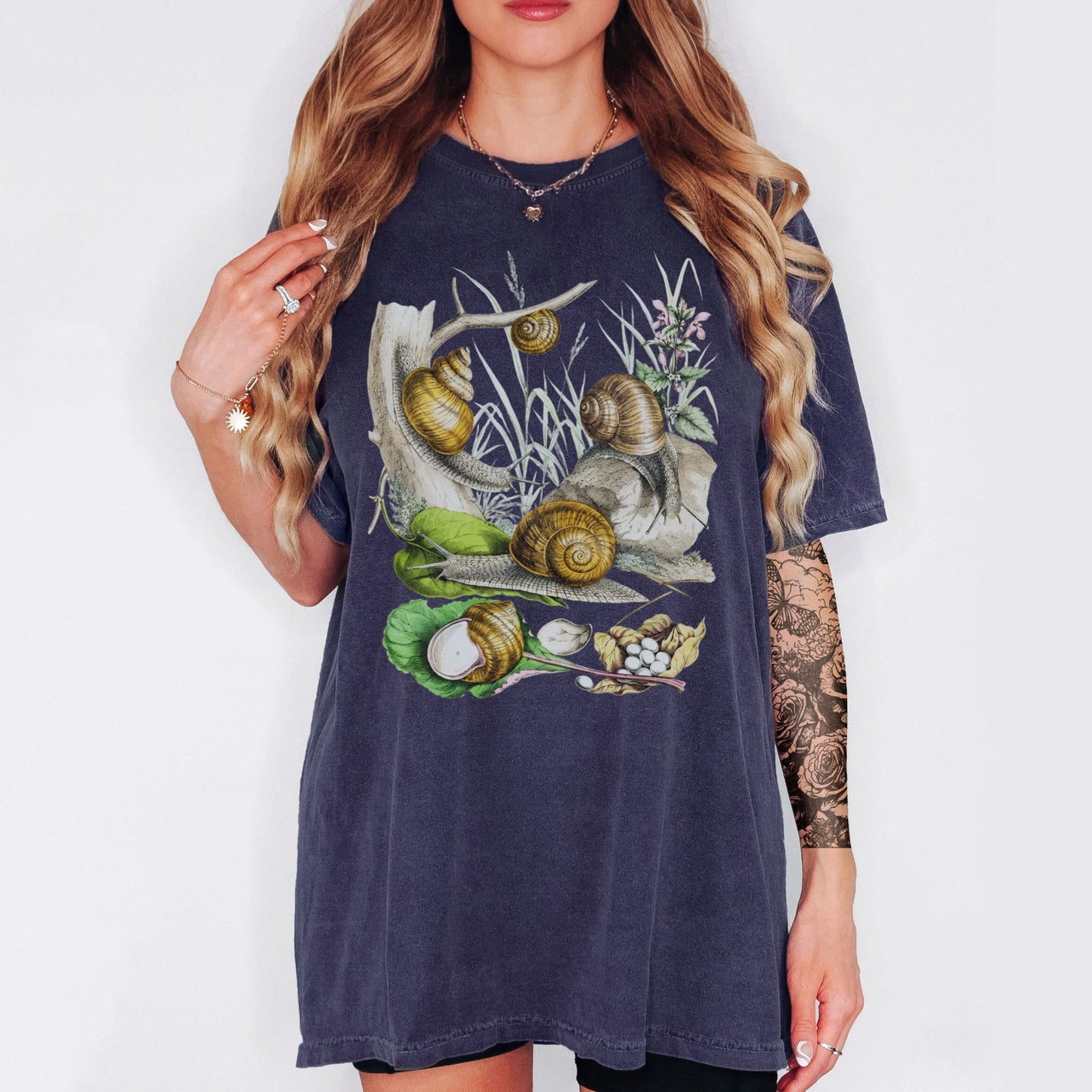 Vintage Snail Scene TShirt